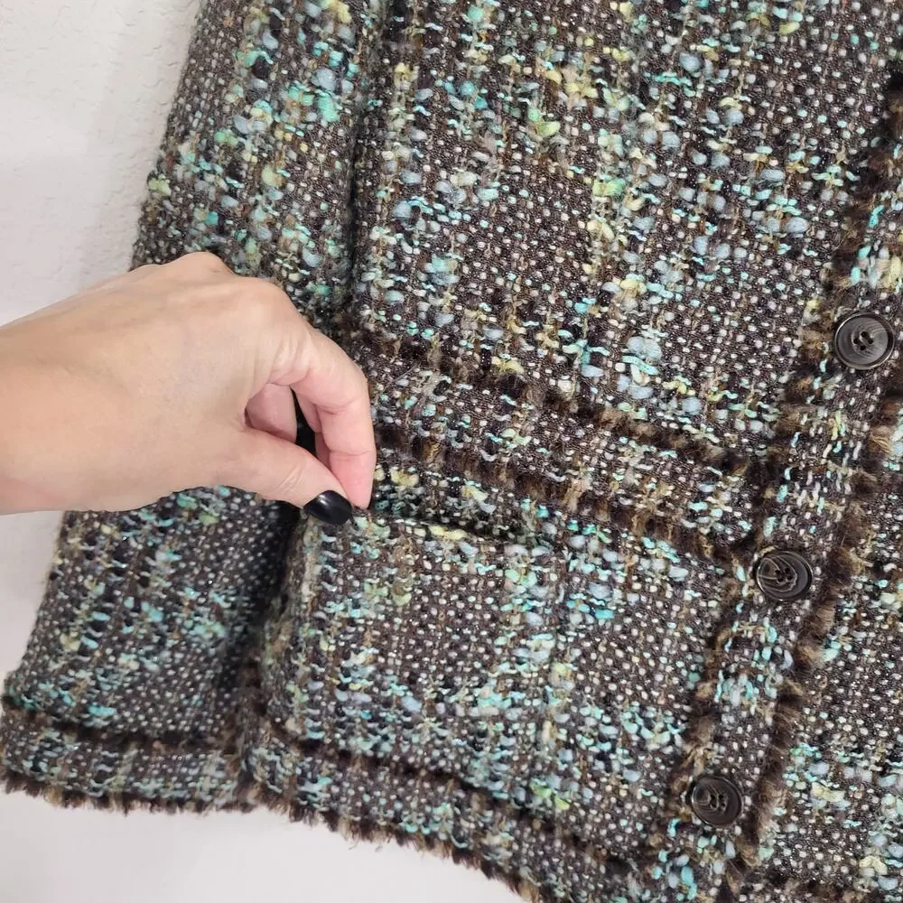 Eccoci tweed blazer